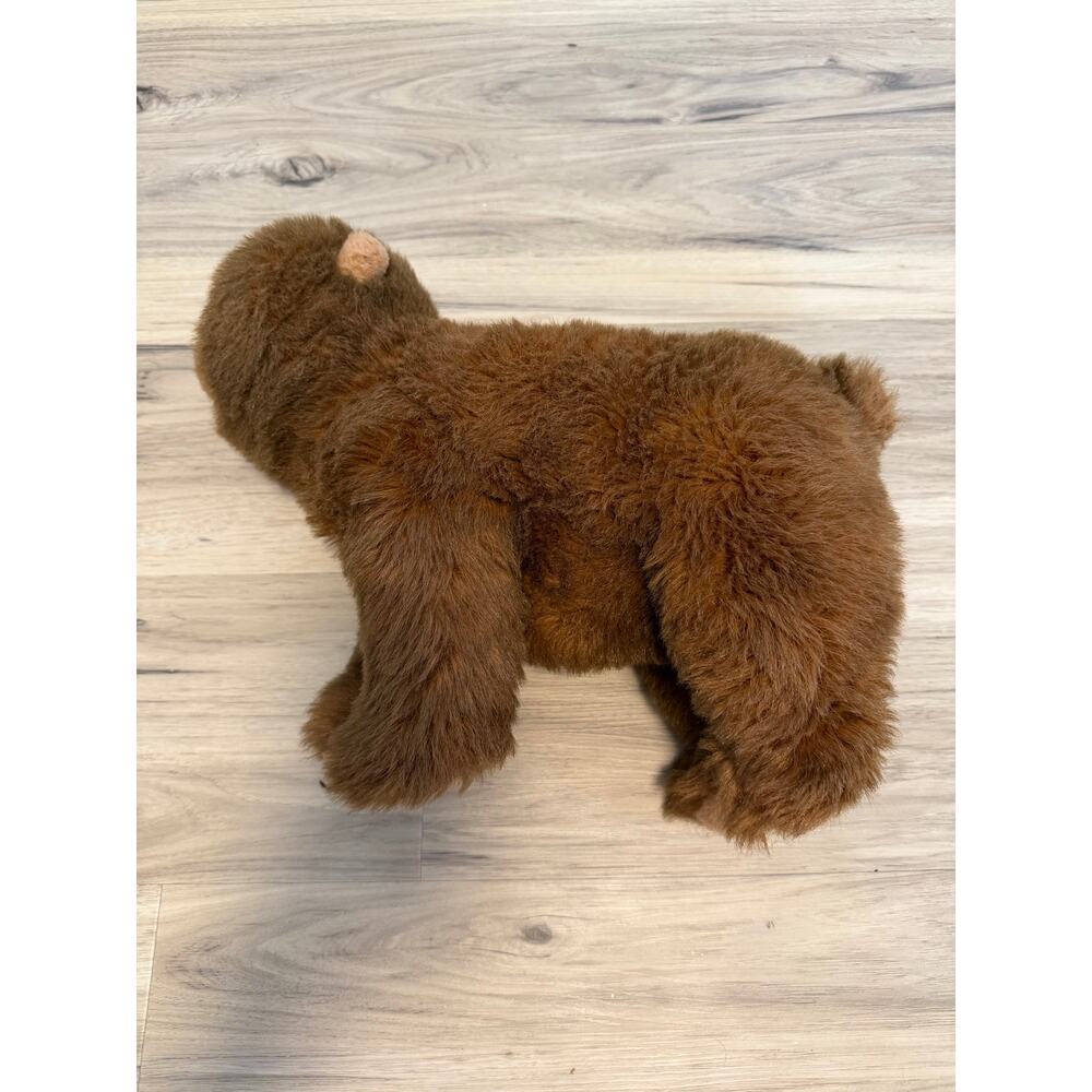 Rare Vintage 1989 TY Classic 16” Plush Sable Bear Beanie Babies Small ty Tush - Picture 4 of 5